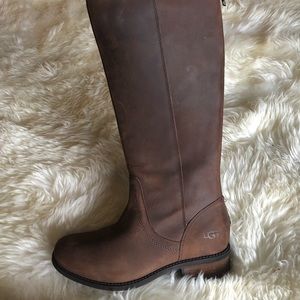 Tall UGG leather riding boots, NEVER WORN